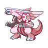 Palkia shiny front-facing sprite from Pokémon White