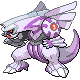 Palkia front-facing sprite from Pokémon HeartGold