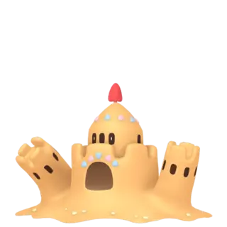 Palossand front-facing sprite from Mega Dimension