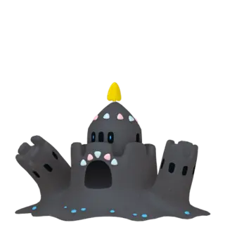 Palossand shiny front-facing sprite from Mega Dimension