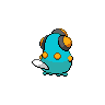 Palpitoad shiny back-facing sprite from Pokémon White