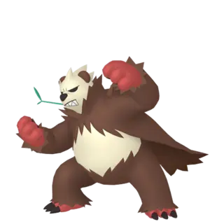 Pangoro shiny front-facing sprite from Pokémon Omega Ruby