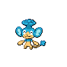Panpour front-facing sprite from Pokémon Black 2
