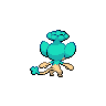 Panpour shiny back-facing sprite from Pokémon Black 2