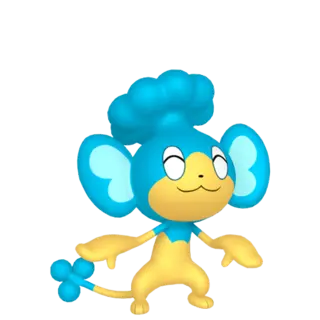 Panpour front-facing sprite from Legends Za