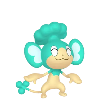 Panpour shiny front-facing sprite from Legends Za