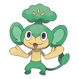 Pansage official artwork