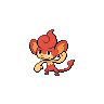 Pansear front-facing sprite from Pokémon White