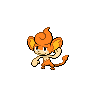 Pansear shiny front-facing sprite from Pokémon White