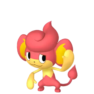 Pansear front-facing sprite from Legends Za
