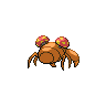 Paras back-facing sprite from Pokémon White