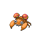 Paras front-facing sprite from Pokémon White