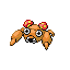 Paras front-facing sprite from Pokémon FireRed