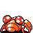Paras back-facing sprite from Pokémon Silver