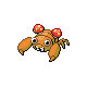 Paras front-facing sprite from Pokémon SoulSilver