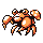 Paras front-facing sprite from Pokémon Red