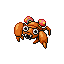Paras shiny front-facing sprite from Pokémon Sapphire