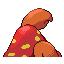 Parasect back-facing sprite from Pokémon FireRed