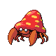 Parasect front-facing sprite from Pokémon SoulSilver