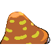 Parasect shiny back-facing sprite from Pokémon SoulSilver