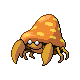 Parasect shiny front-facing sprite from Pokémon SoulSilver
