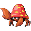 Parasect front-facing sprite from Pokémon Ruby