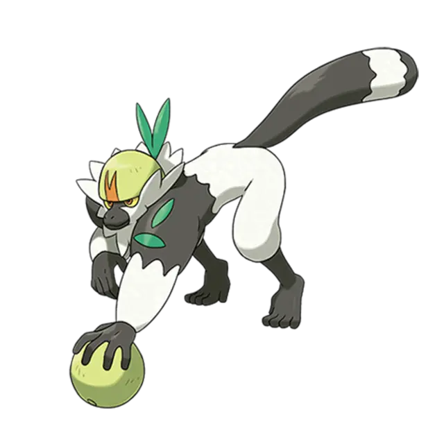 Passimian, the Teamwork Pokémon — Fighting-type Pokémon official artwork