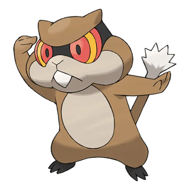 Patrat, the Scout Pokémon — Normal-type Pokémon official artwork