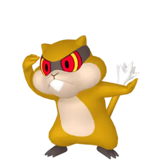 Patrat front-facing sprite from Pokémon Alpha Sapphire