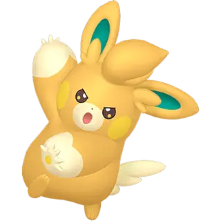 Pawmo front-facing sprite from Pokémon Violet