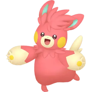Pawmot shiny front-facing sprite from Pokémon Violet