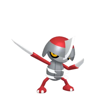 Pawniard front-facing sprite from Pokémon Omega Ruby