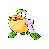 Pelipper shiny front-facing sprite from Pokémon White