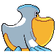 Pelipper back-facing sprite from Pokémon HeartGold