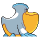Pelipper back-facing sprite from Pokémon Platinum