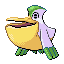 Pelipper shiny front-facing sprite from Pokémon Sapphire