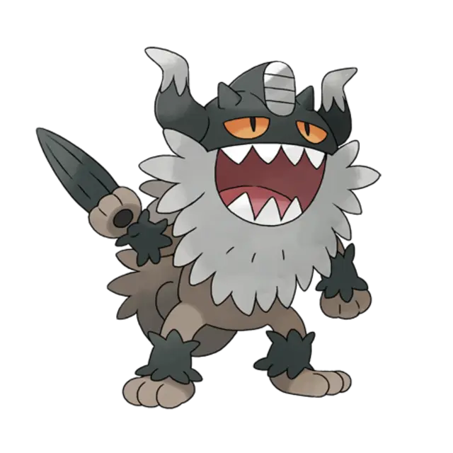 Perrserker, the Viking Pokémon — Steel-type Pokémon official artwork