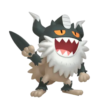 Perrserker front-facing sprite from Mega Dimension