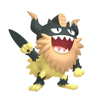 Perrserker shiny front-facing sprite from Mega Dimension