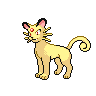 Persian shiny front-facing sprite from Pokémon Black 2