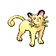 Persian shiny front-facing sprite from Pokémon Pearl