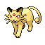 Persian front-facing sprite from Pokémon FireRed