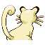 Persian shiny back-facing sprite from Pokémon FireRed