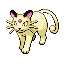 Persian shiny front-facing sprite from Pokémon FireRed