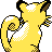 Persian back-facing sprite from Pokémon Gold