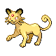 Persian front-facing sprite from Pokémon SoulSilver