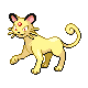 Persian shiny front-facing sprite from Pokémon SoulSilver