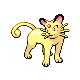 Persian shiny front-facing sprite from Pokémon Platinum