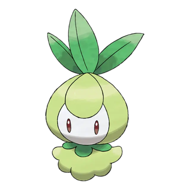 Petilil, the Bulb Pokémon — Grass-type Pokémon official artwork