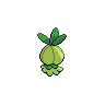Petilil back-facing sprite from Pokémon Black 2
